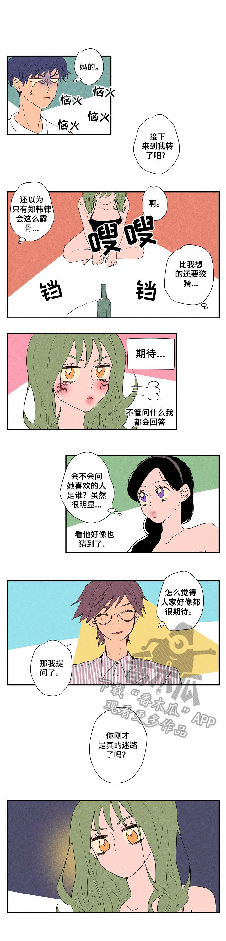 攻略漫画免费观看漫画,第15章：真心话游戏5图