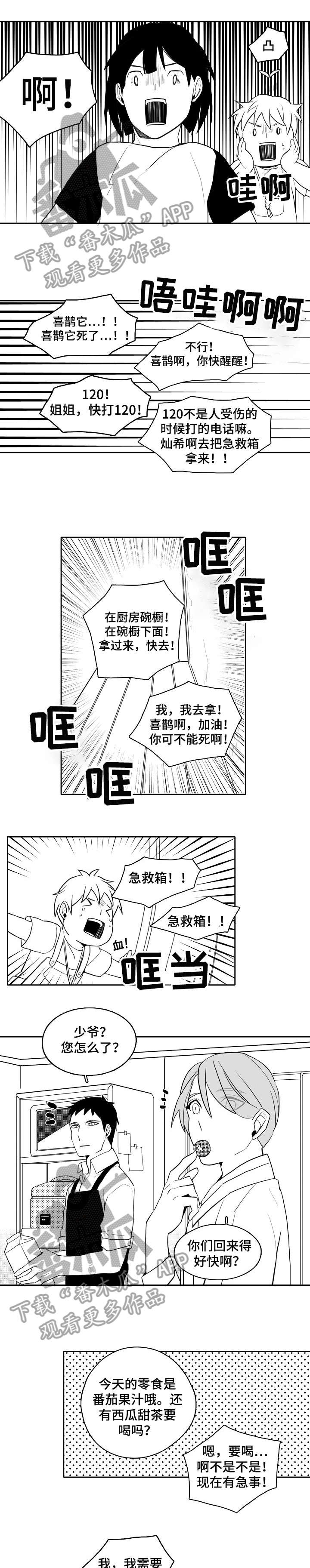 情感转变的作文漫画,第20章：一起生活1图