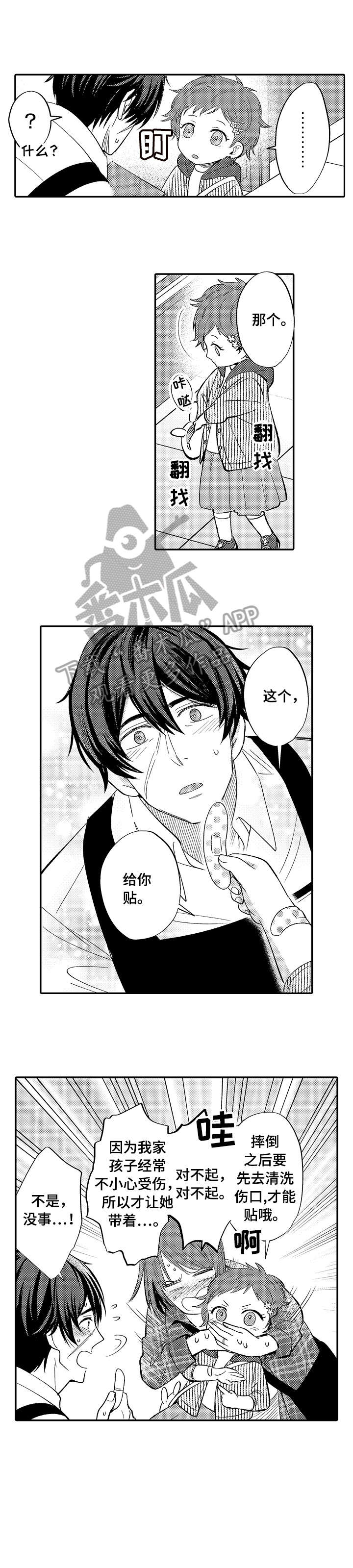 我的全部漫画漫画,第3章：一见钟情1图