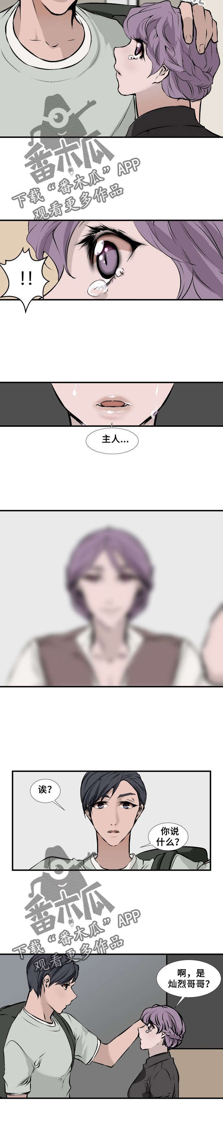 火爆香蕉漫画8话漫画,第9章主人？2图