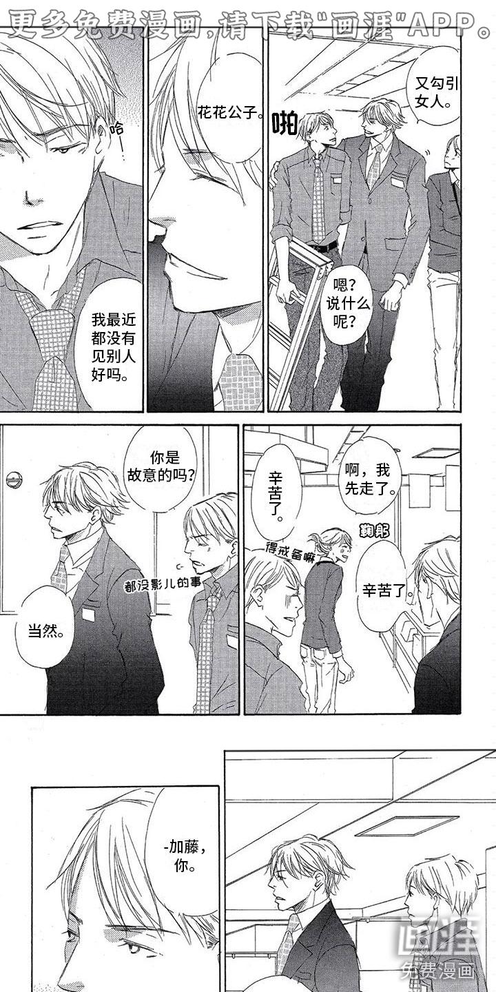彻夜长谈漫画漫画,第8章：只是朋友？1图