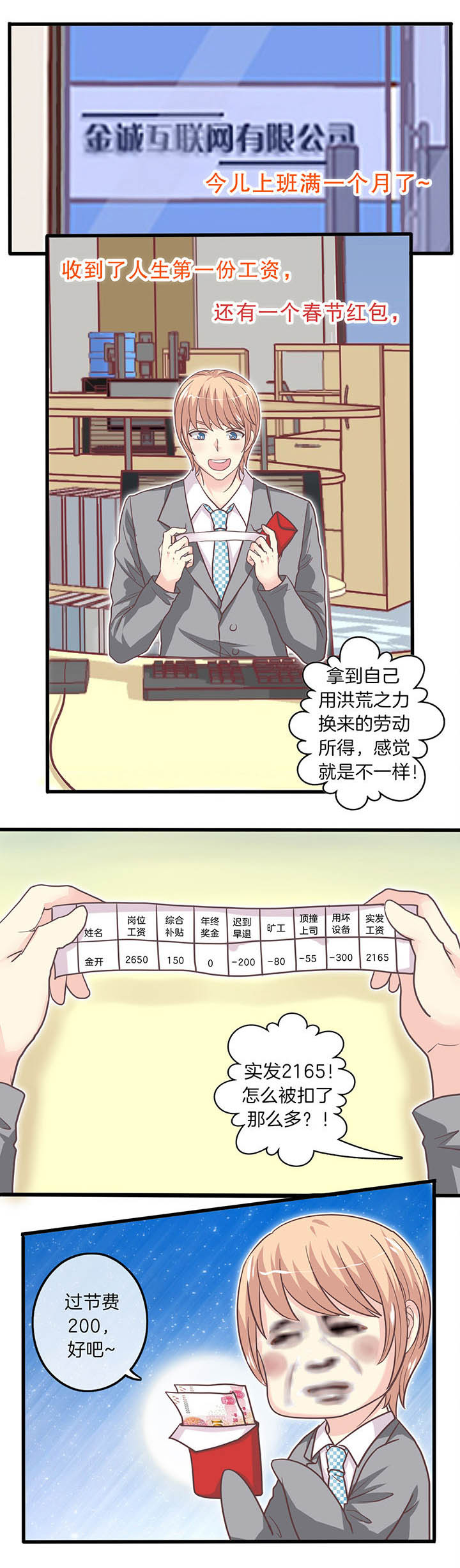 别再离别漫画漫画,第29章：发薪水啦1图