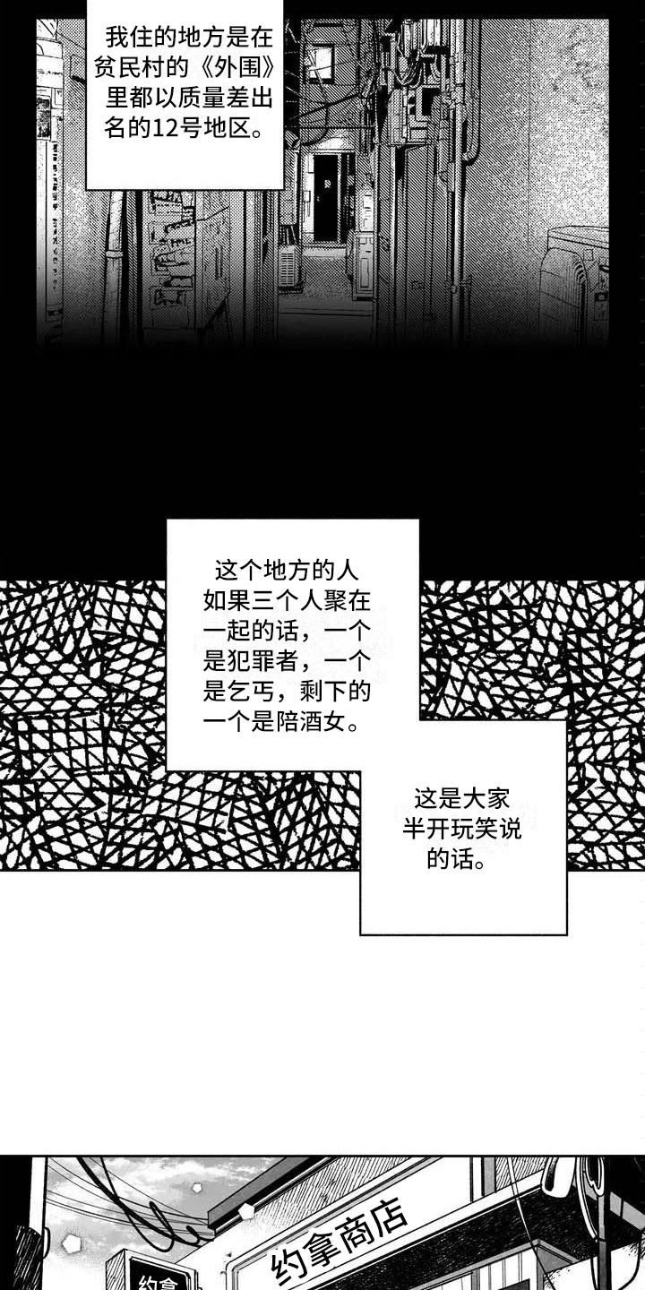 分手的灾难漫画漫画,第1章：贫民街3图