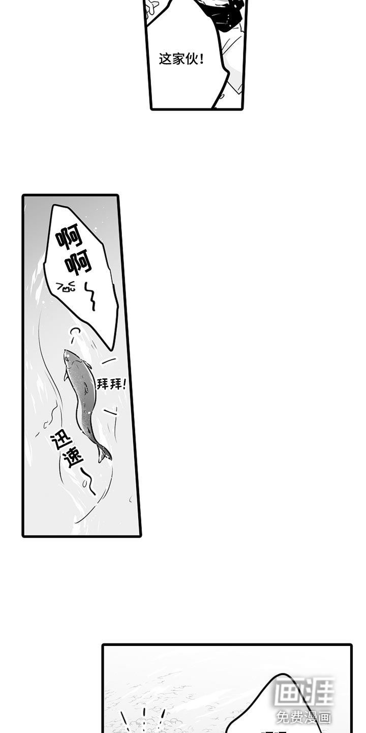 跑跑君漫画漫画,第36章：抓鲑鱼2图