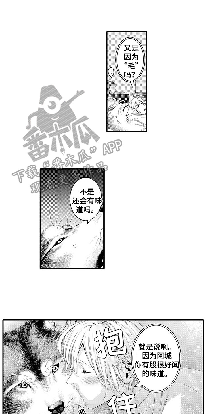 桃花百货店漫画漫画,第22章：很好闻2图