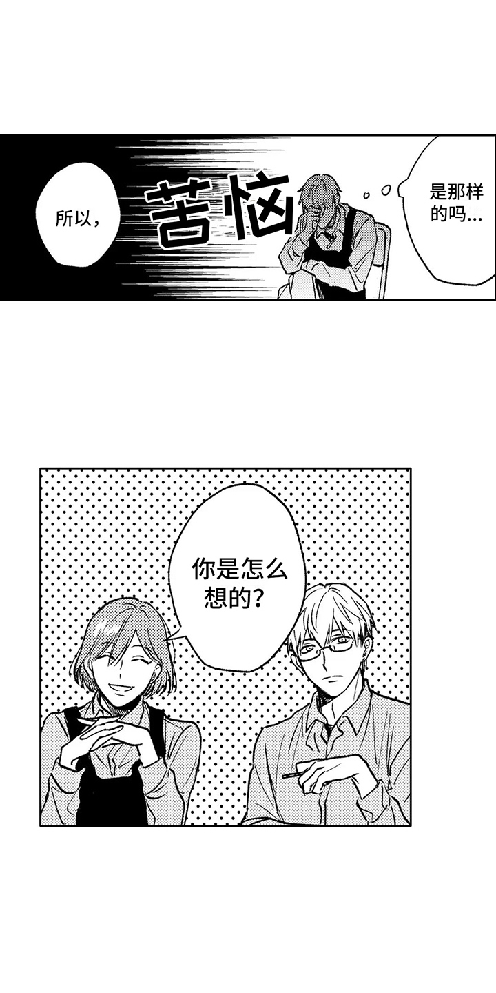 咖啡店日本漫画漫画,第13章：苦恼2图