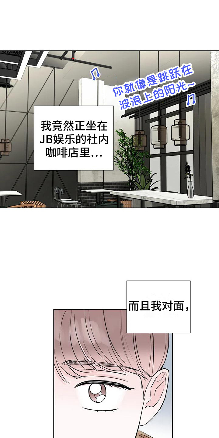 有关爱豆的漫画漫画,第8章：与爱豆见面3图