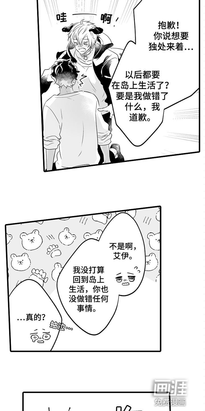 森林里的熊先生漫画漫画,第31章：回岛屿的理由1图