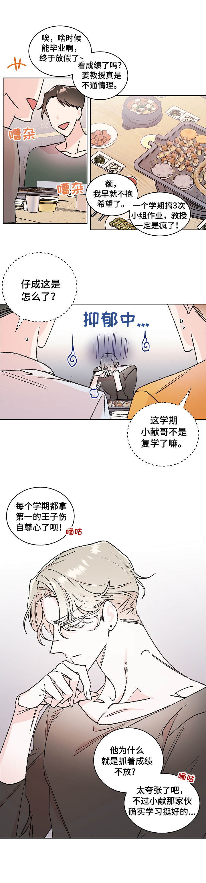 深夜直播间漫画漫画,第1章：忧郁5图