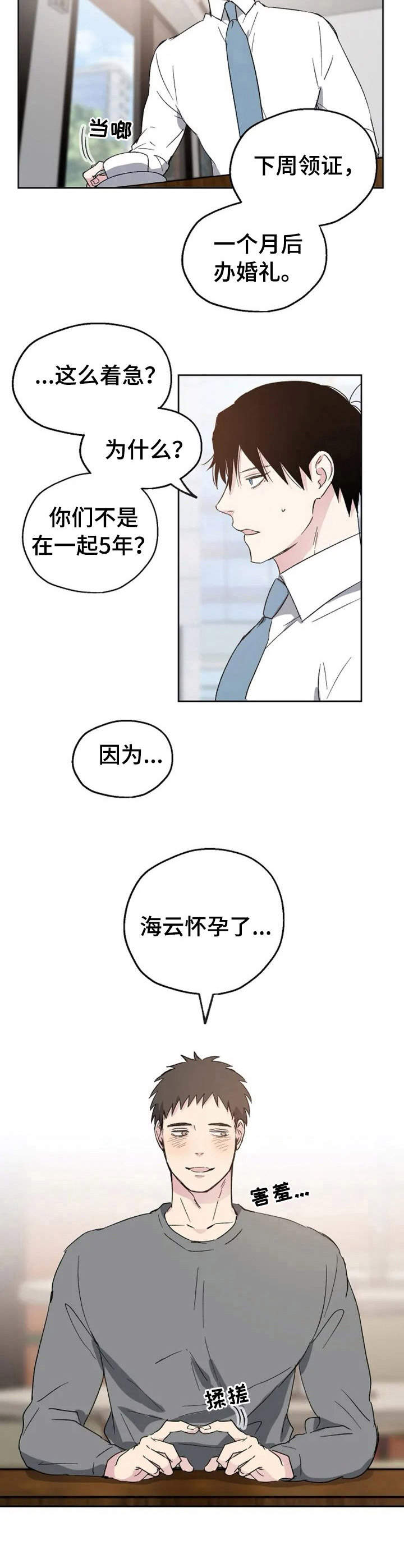 危险性赌注漫画漫画,第1章：婚礼预告4图