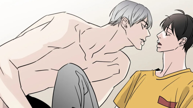 黑白漫画情感